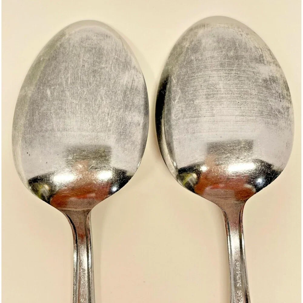 Vintage Armack  AMK9 Stainless Steel Flatware Set of 2-7